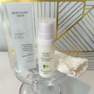 ✨Beekman 1802 Dewy Eyed Illuminating Eye Serum + Bag | New in Box✨